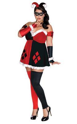 Plus Harley Quinn Halloween Costume